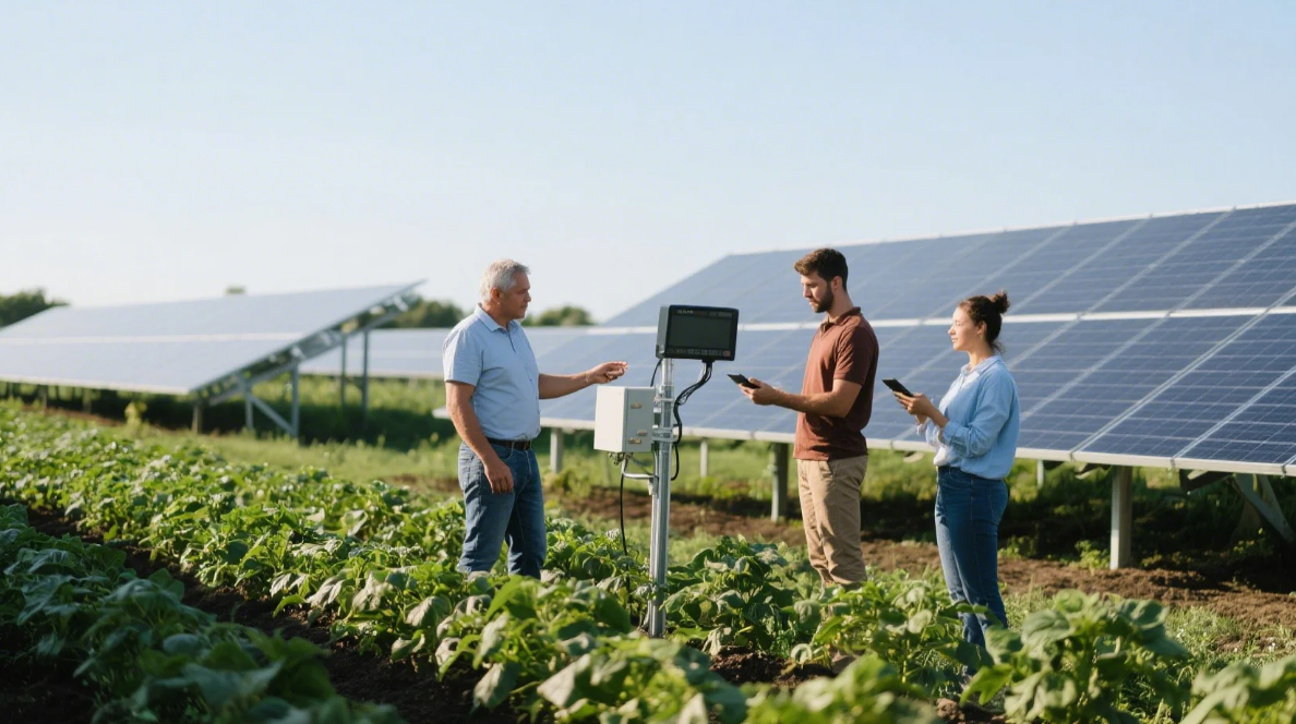 Récolte des cultures et du soleil: l'avantage agrivoltaïque